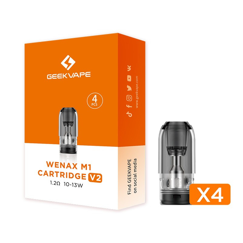CARTOUCHES WENAX M1 CARTRIDGE V2 0.8/1.2ohm - GEEKVAPE