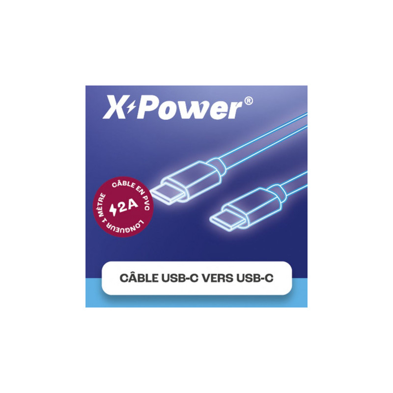 CABLE USB-C VERS USB-C X POWER