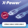 CABLE USB-C VERS USB-C X POWER