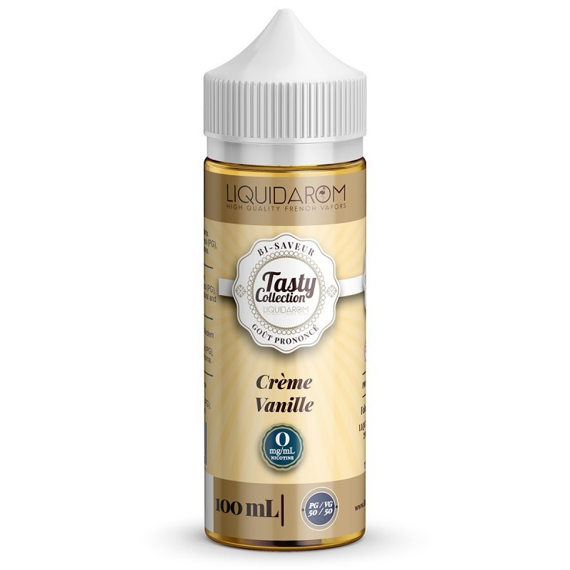 CREME VANILLE 100ML - TASTY COLLECTION - LIQUIDAROM