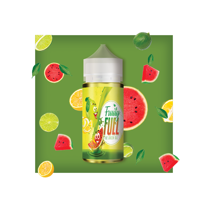 GREEN OIL 100ML - FRUITY FUEL
