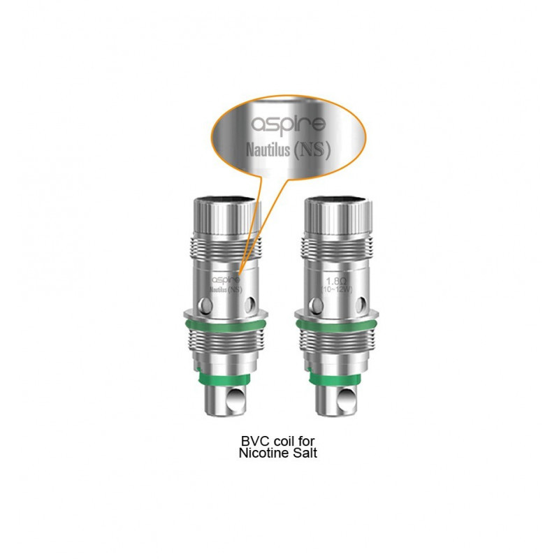 RESISTANCES NAUTILUS NICSALT (5pcs) - ASPIRE