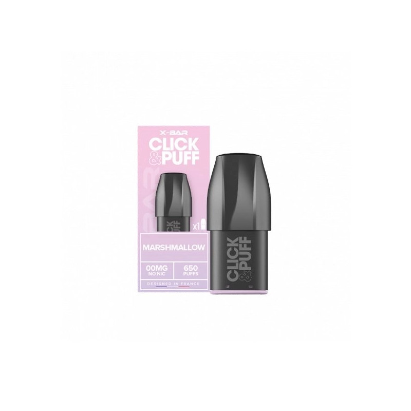 CARTOUCHES CLICK & PUFF 10/20mg - MARSHMALLOW