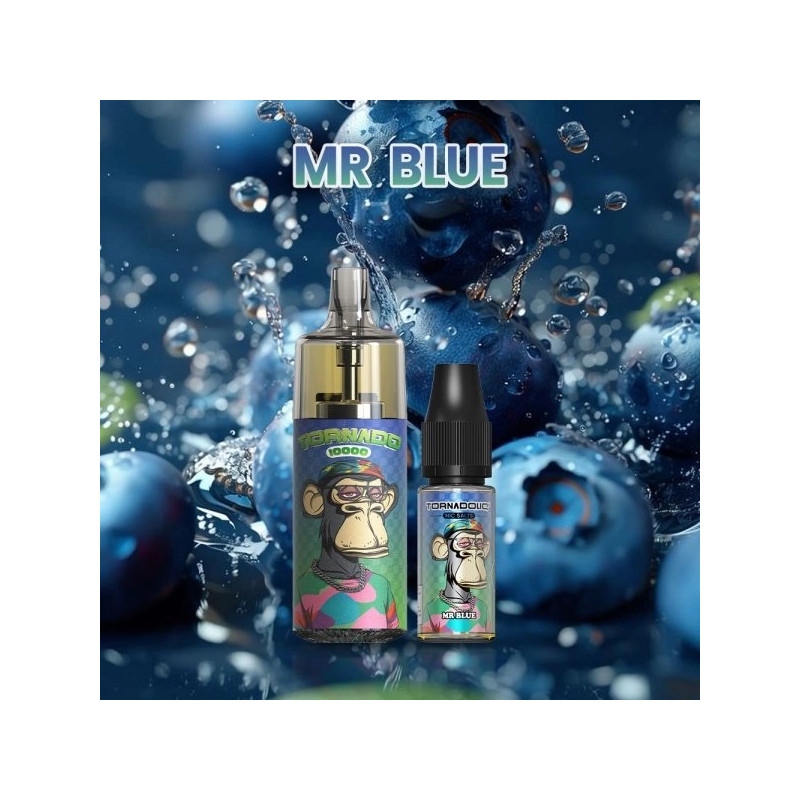 PUFF TORNADO 10000 TPD MR BLUE - TORNADO