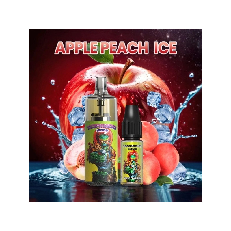 PUFF TORNADO 10000 TPD APPLE PEACH ICE - TORNADO