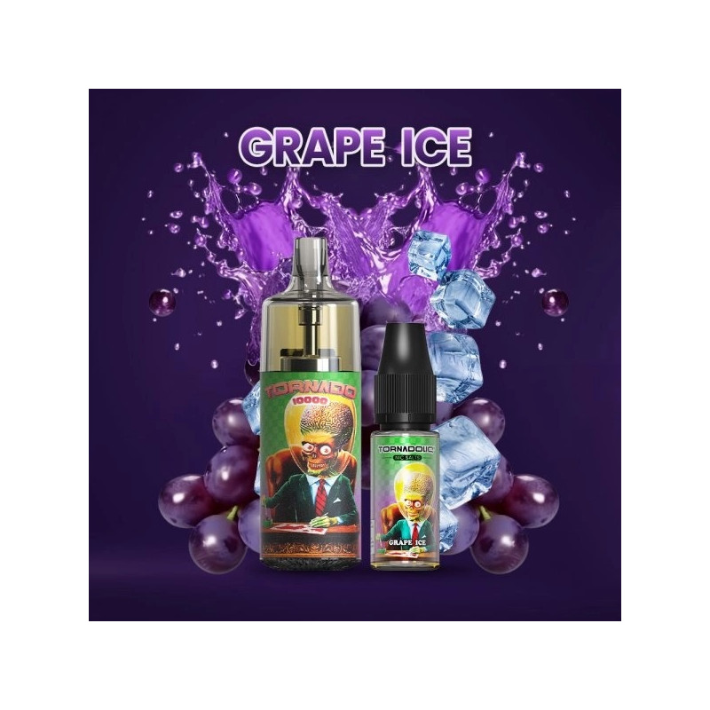 PUFF TORNADO 10000 TPD GRAPE ICE - TORNADO