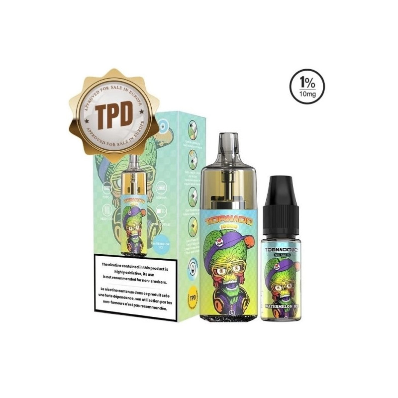 PUFF TORNADO 10000 TPD WATERMELON ICE - TORNADO