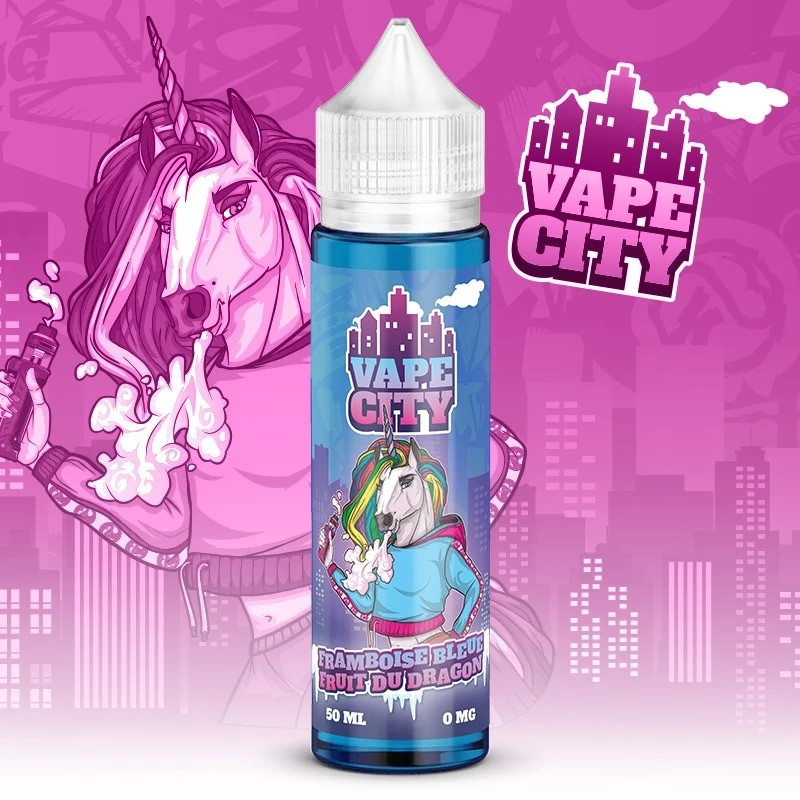 FRAMBOISE BLEUE FRUIT DU DRAGON 50ML - VAPE CITY