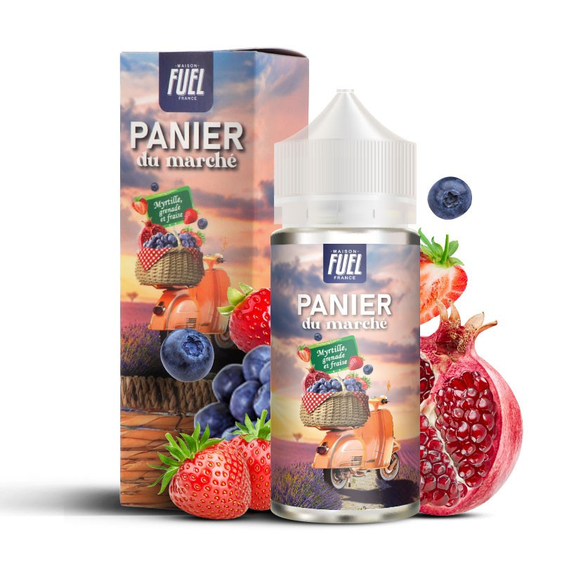 MYRTILLE GRENADE FRAISE 100ML - PANIER DU MARCHE - MAISON FUEL