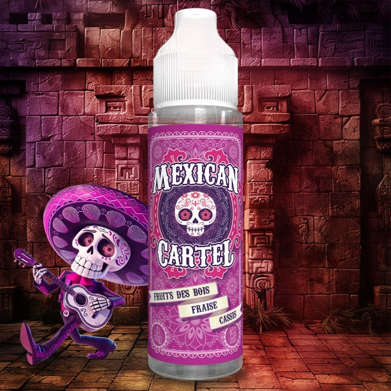FRUITS DES BOIS FRAISE CASSIS 50ML - MEXICAN CARTEL