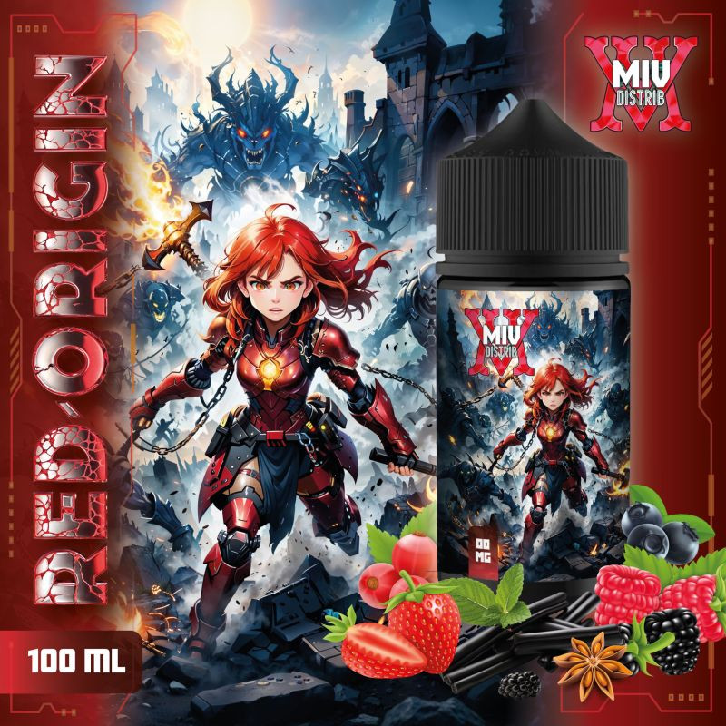 RED ORIGIN 100ML - MIV DISTRIB - MADE IN VAPE