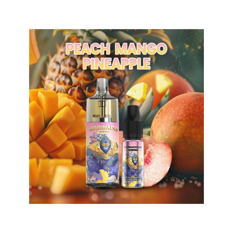 PUFF TORNADO 10000 TPD PEACH MANGO PINEAPPLE - TORNADO