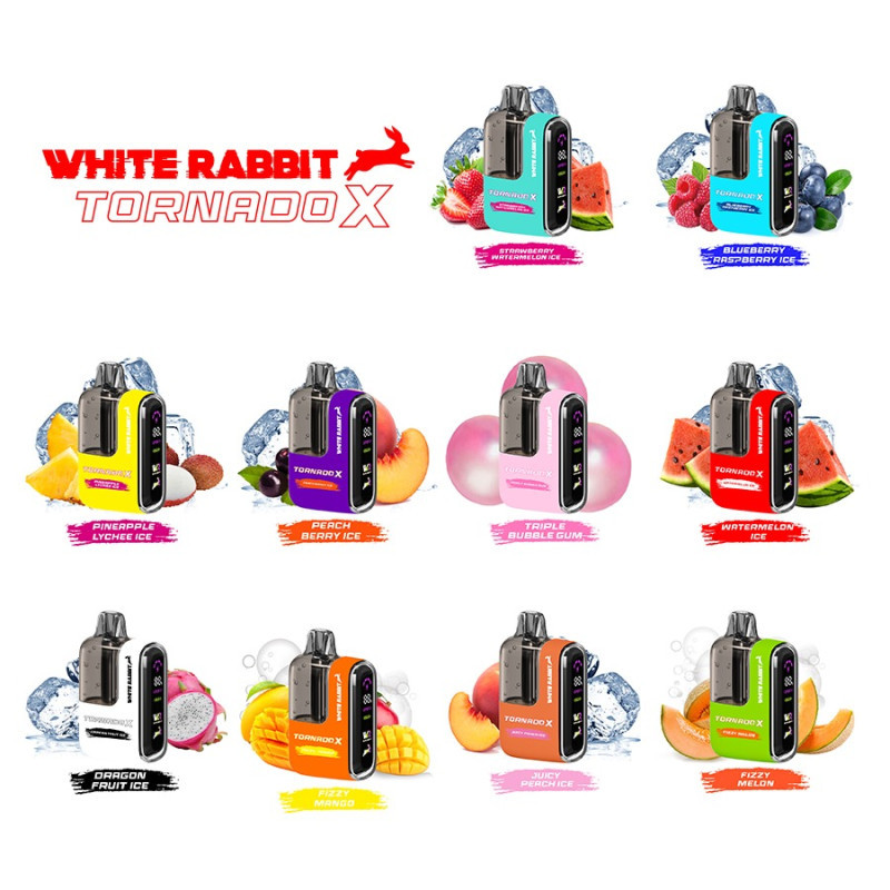 TORNADO X 25000 1% (boite de 5 pcs) - TORNADO & WHITE RABBIT