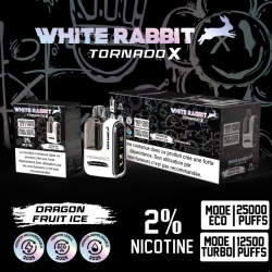 TORNADO X 25000 2% (boite 5 pcs) - TORNADO & WHITE RABBIT
