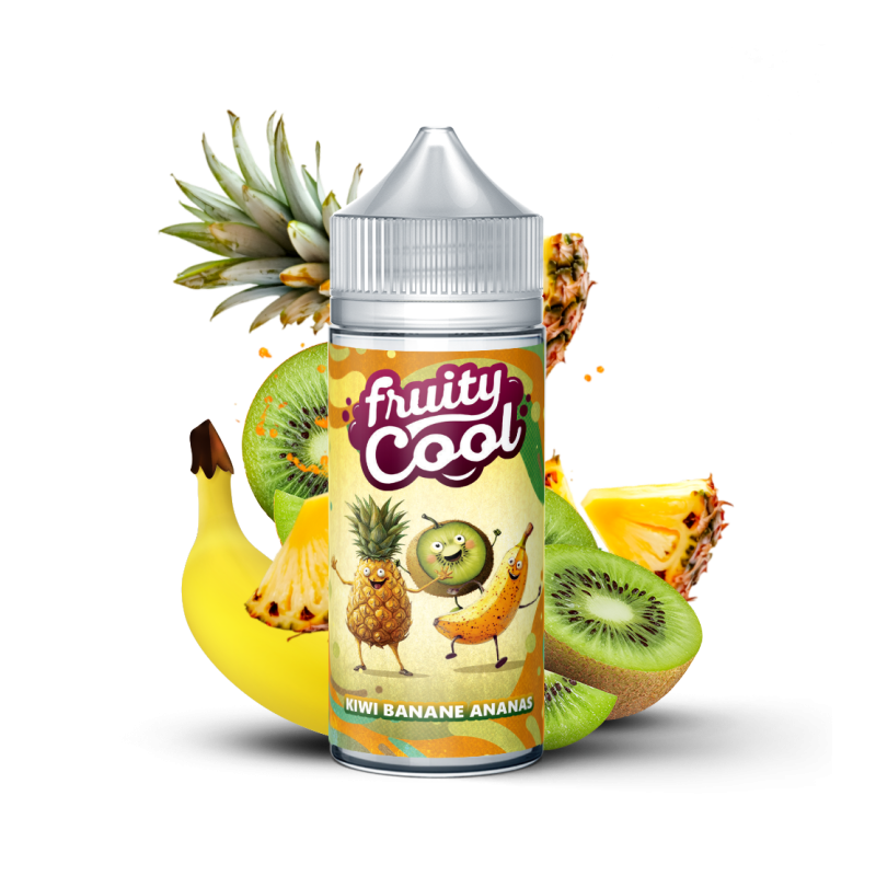 KIWI BANANE ANANAS 100ML - FRUITY COOL