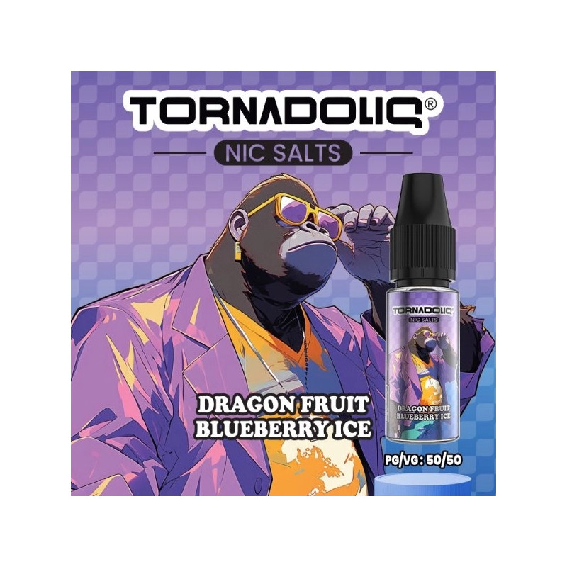 DRAGON FRUIT BLUEBERRY ICE NICSALT - TORNADOLIQ