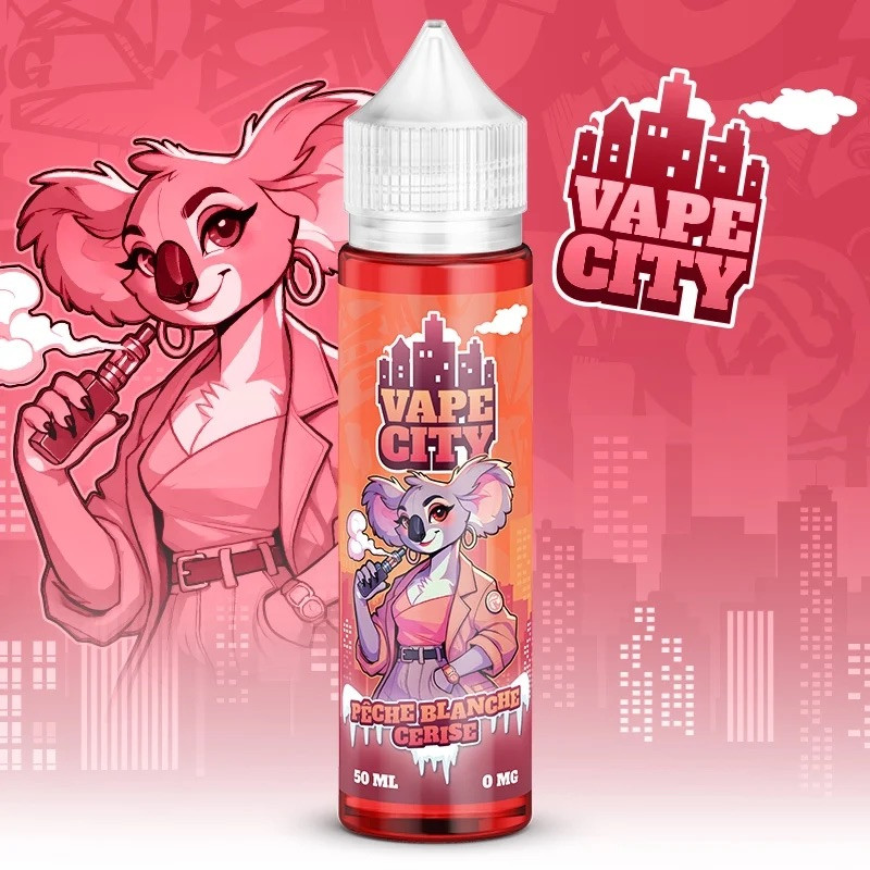 PÊCHE BLANCHE CERISE 50ML - VAPE CITY