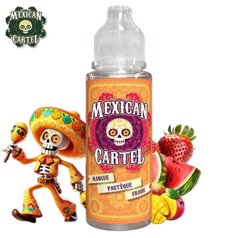 MANGUE PASTEQUE FRAISE 100ML - MEXICAN CARTEL
