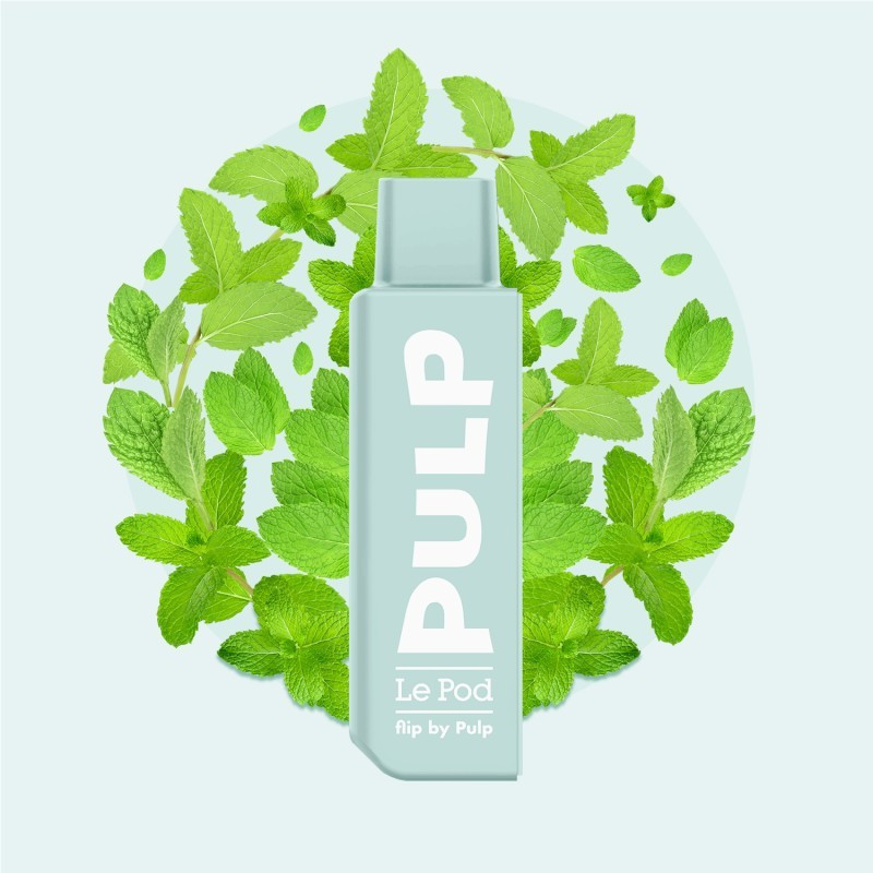 CARTOUCHES MENTHE VERTE 2ML - POD FLIP BY PULP