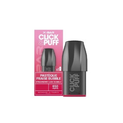 CARTOUCHES CLICK & PUFF 10/20mg - PASTEQUE FRAISE BUBBLE