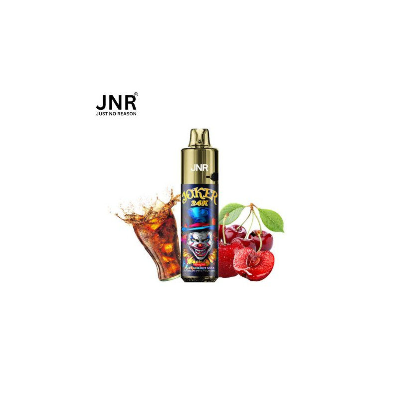 KIT FIZZY CHERRY COLA 24000 PUFFS 2X10ML - JOKER BY JNR