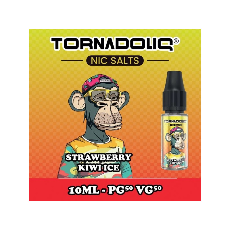 STRAWBERRY KIWI ICE NICSALT - TORNADOLIQ