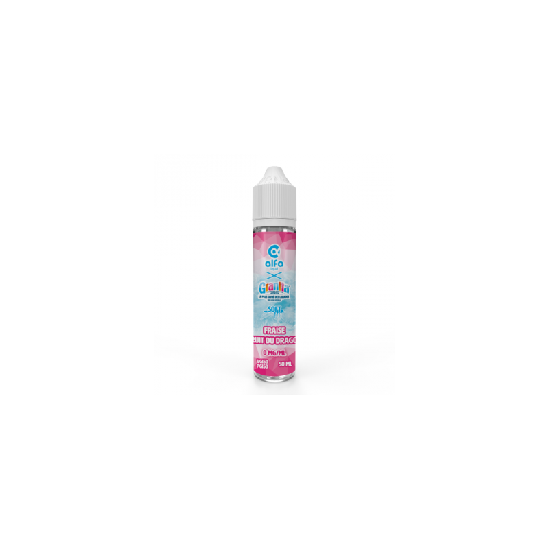 FRAISE FRUIT DU DRAGON SOFT X 50ML - GRANITA - ALFALIQUID