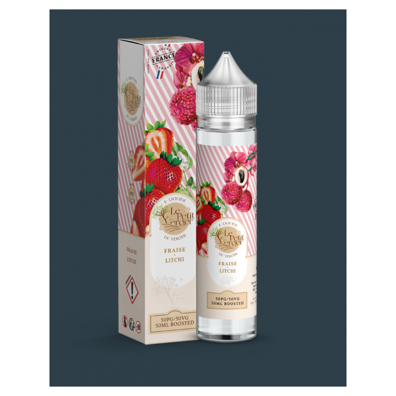 FRAISE LITCHI 50ML - LE  PETIT VERGER - SAVOUREA