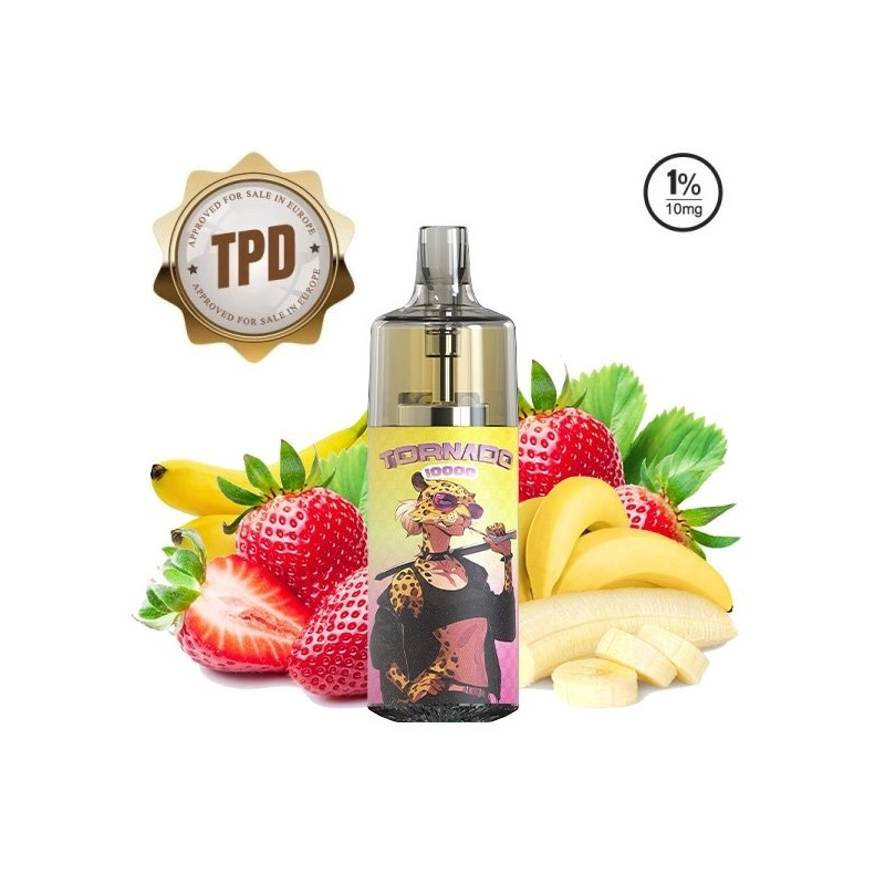 PUFF TORNADO 10000 TPD DRAGON FRUIT STRAWBERRY BANANA - TORNADO