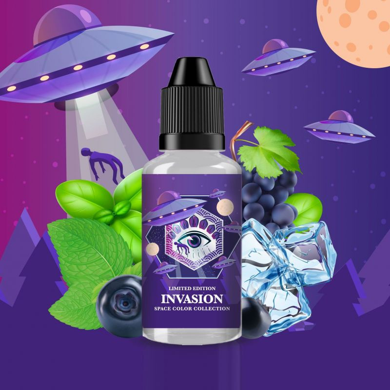 CONCENTRE INVASION 30ML - WINK SPACE COLOR COLLECTION - MADE IN VAPE
