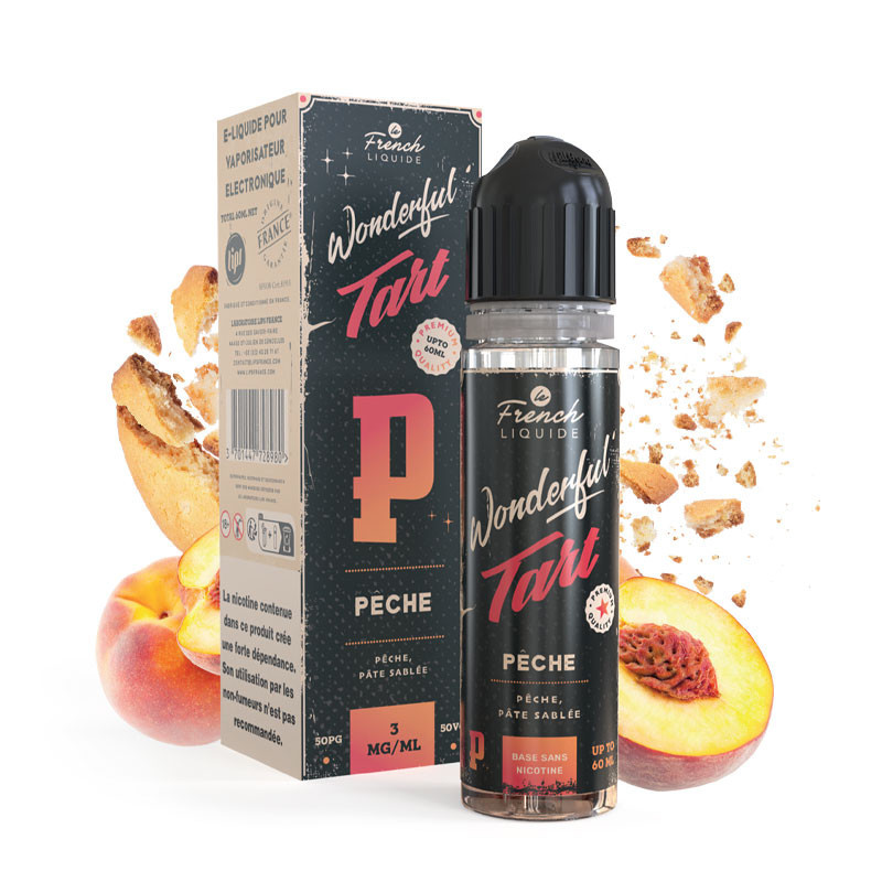 WONDERFUL TART PÊCHE 50ML + 1 BOOSTER 20MG - LE FRENCH LIQUIDE