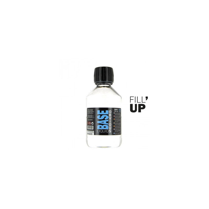 BASE FILL UP 50/50 PG/VG 140ML - OBVIOUS LIQUIDS