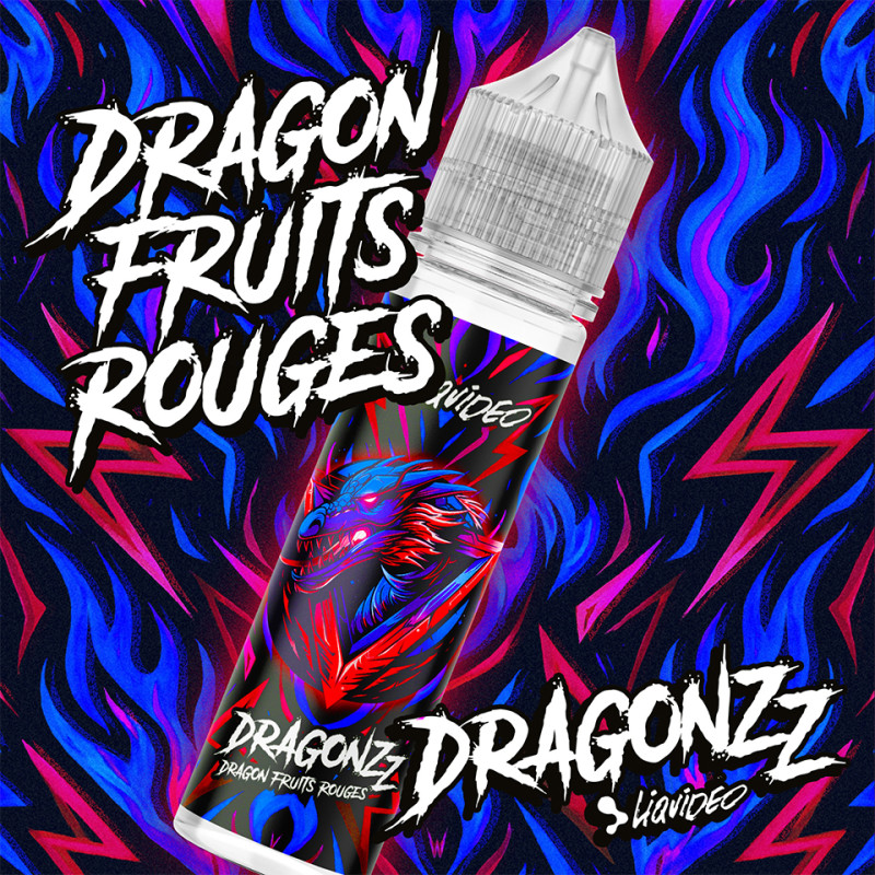 DRAGON FRUITS ROUGES 50ML - DRAGONZZ - LIQUIDEO