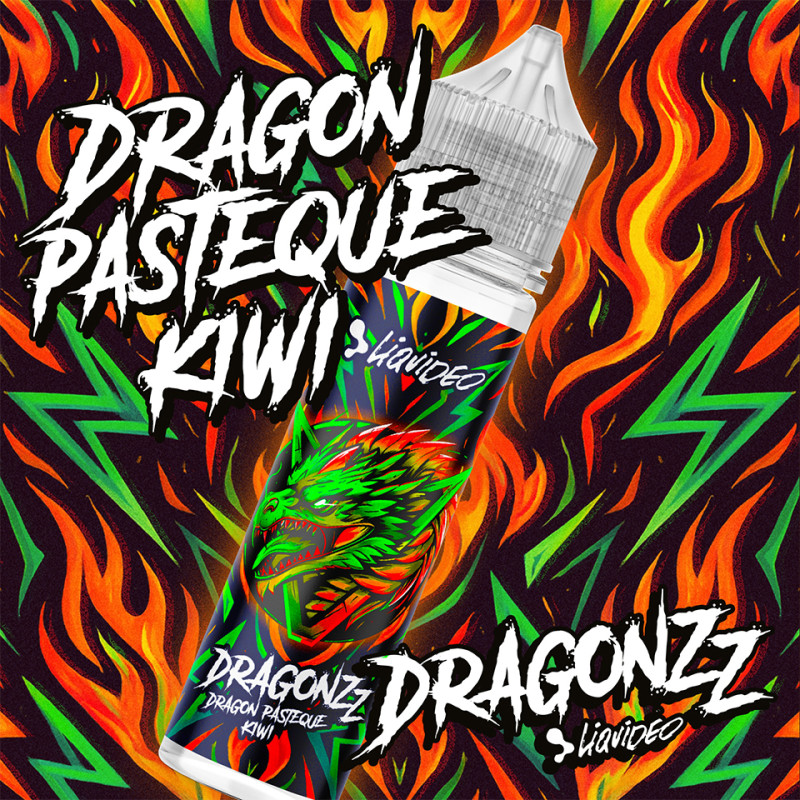 DRAGON PASTEQUE KIWI 50ML - DRAGONZZ - LIQUIDEO