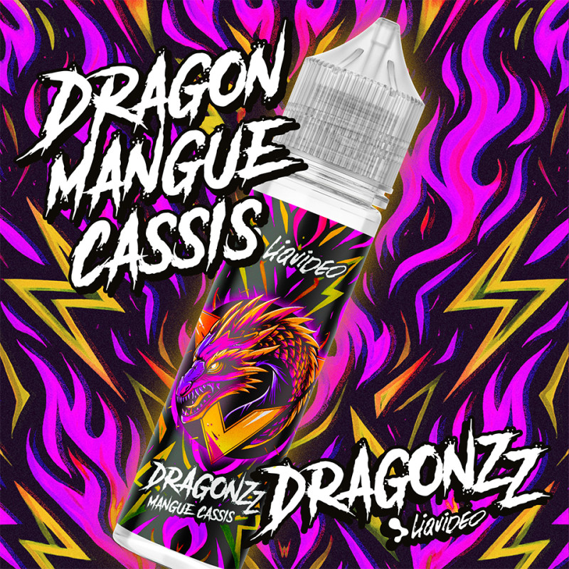DRAGON MANGUE CASSIS 50ML - DRAGONZZ - LIQUIDEO