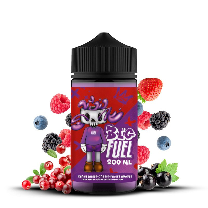 CRANBERRIES CASSIS FRUITS ROUGES 200ML - BIG FUEL - MAISON FUEL