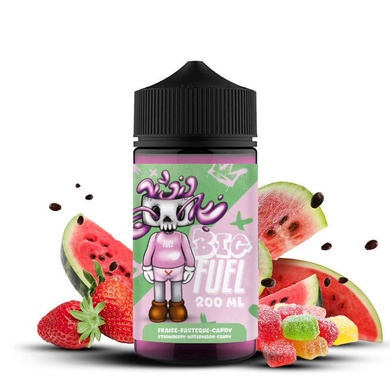 FRAISE PASTEQUE CANDY 200ML - BIG FUEL - MAISON FUEL