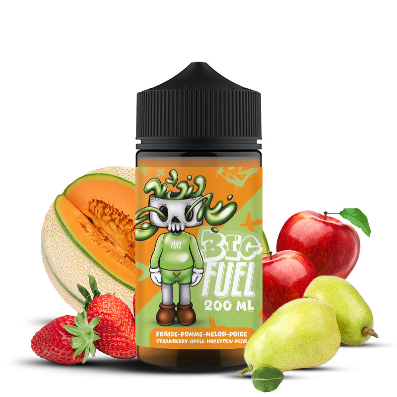 FRAISE POMME MELON POIRE 200ML - BIG FUEL - MAISON FUEL