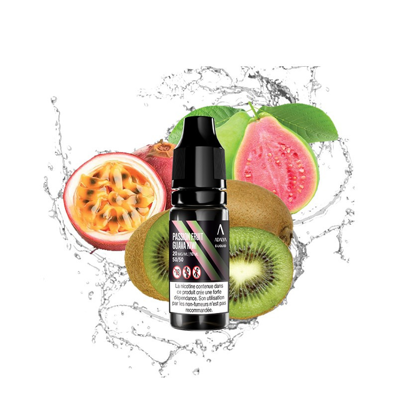 PASSION FRUIT GUAVA KIWI NIC SALT 20MG 10ML - ADALYA