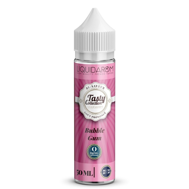 BUBBLE GUM 50ML - TASTY COLLECTION - LIQUIDAROM