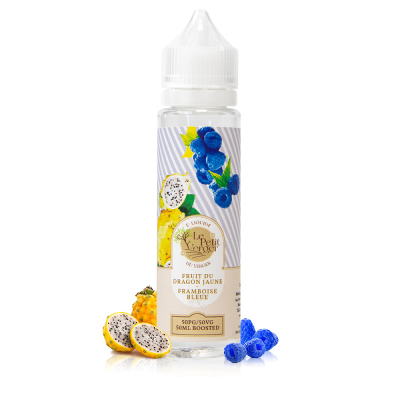 FRUIT DU DRAGON JAUNE FRAMBOISE BLEUE 50ML - LE PETIT VERGER - SAVOUREA