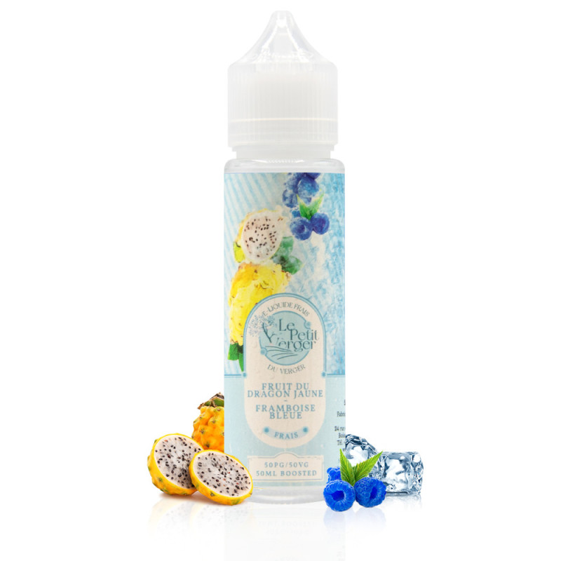 FRUIT DU DRAGON JAUNE FRAMBOISE BLEUE FRAIS 50ML - LE PETIT VERGER - SAVOUREA