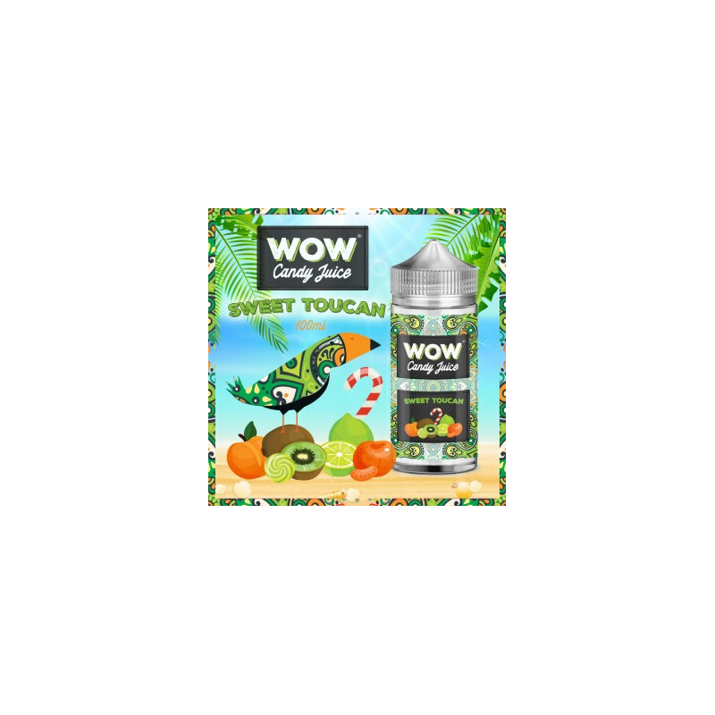 SWEET TOUCAN 100ML - WOW CANDY JUICE - MADE IN VAPE
