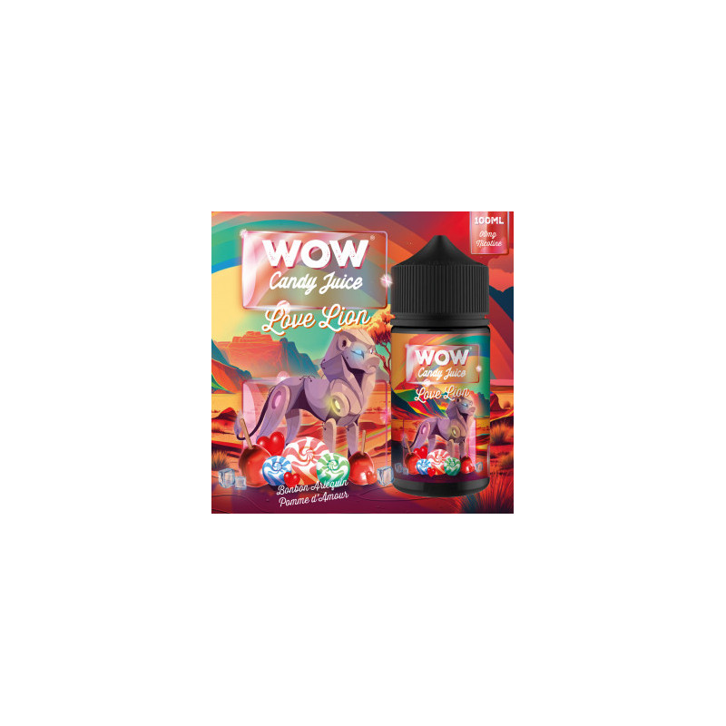 LOVE LION 100ML - WOW CANDY JUICE - MADE IN VAPE