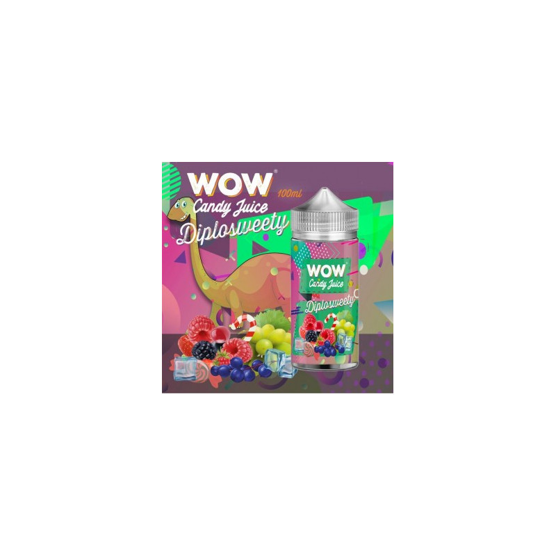 DIPLOSWEETY 100ML - WOW CANDY JUICE - MADE IN VAPE