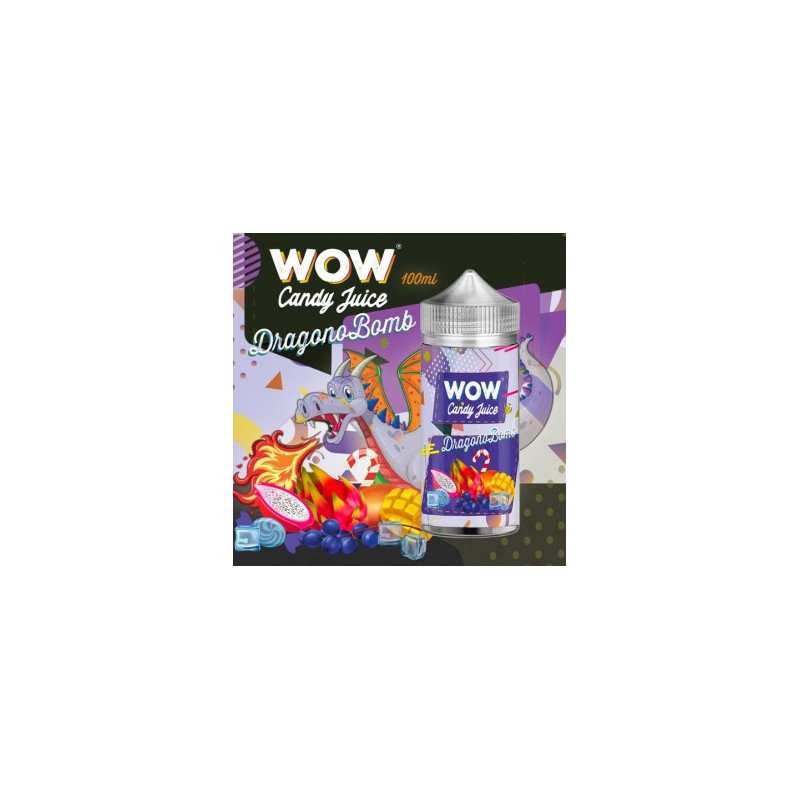 DRAGONOBOMB 100ML - WOW CANDY JUICE - MADE IN VAPE
