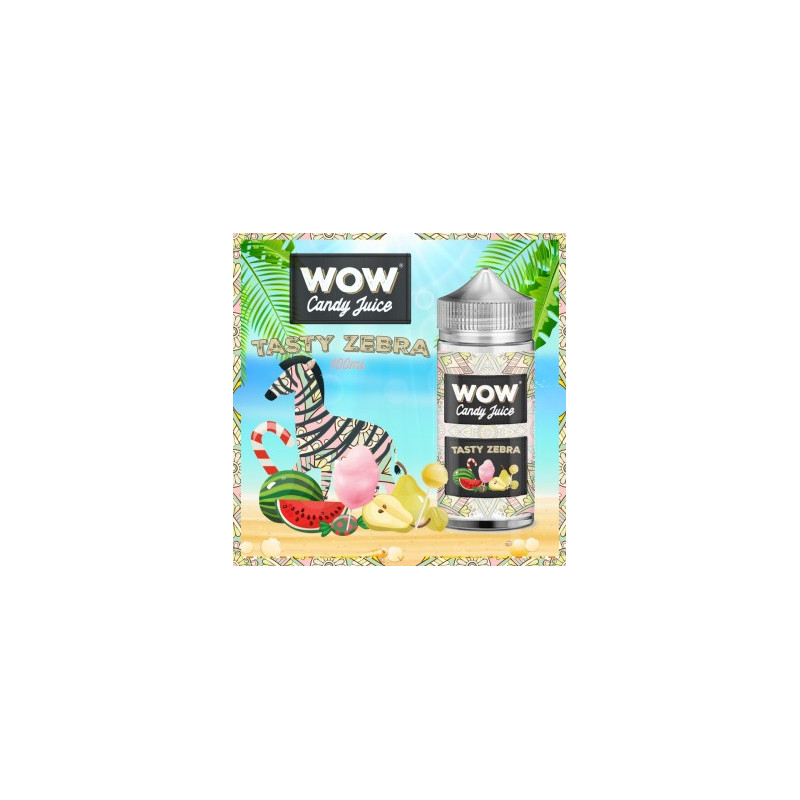 TASTY ZEBRA 100ML - WOW CANDY JUICE - MADE IN VAPE