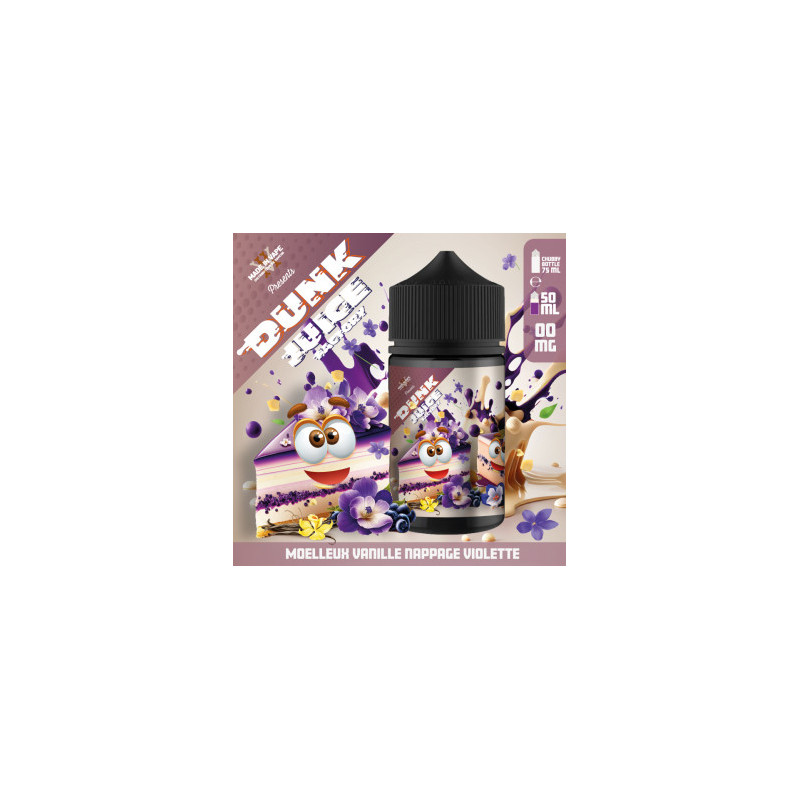 MOELLEUX VANILLE NAPPAGE VIOLETTE 50ML - DUNK JUICE FACTORY - MADE IN VAPE