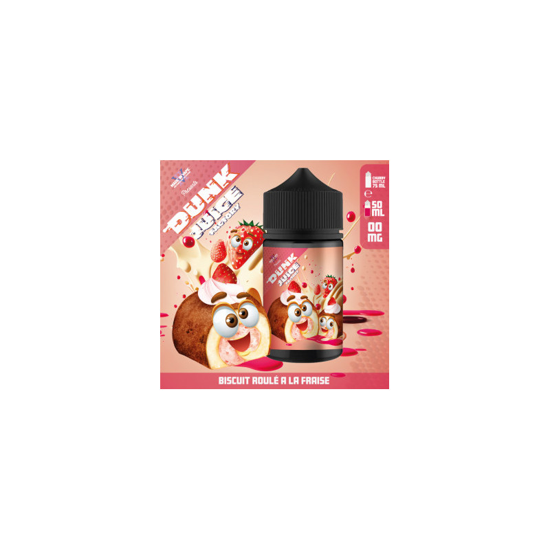 BISCUIT ROULE A LA FRAISE 50ML - DUNK JUICE FACTORY - MADE IN VAPE