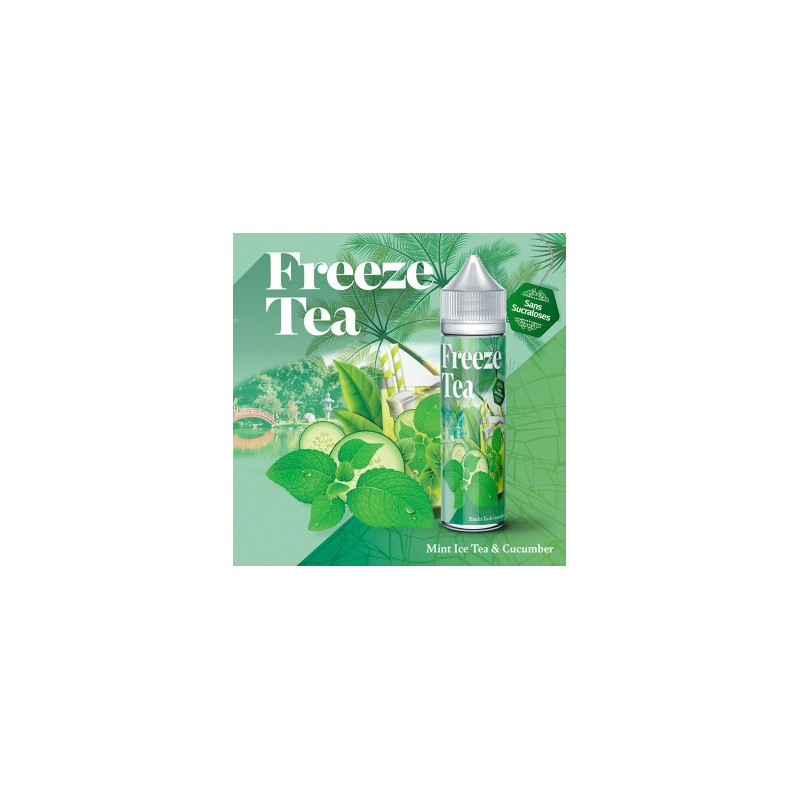 MINT ICE TEA & CUCUMBER 50ML - FREEZE TEA - MADE IN VAPE